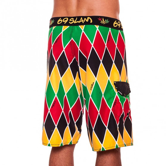 Ανδρικά μαγιό 69SLAM Long Boardshort Harlequin