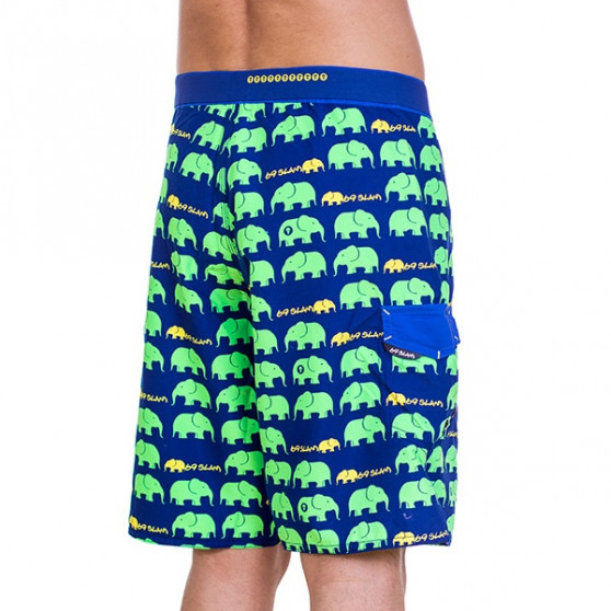 Ανδρικά μαγιό 69SLAM Μακρύ Boardshort Elephant Πράσινο