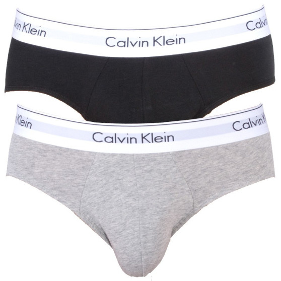 2PACK ανδρικό σλιπ Calvin Klein πολύχρωμο (NB1084A - BHY)