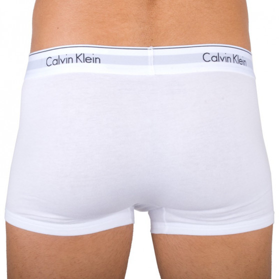 2PACK ανδρικό σορτς μποξεράκι Calvin Klein λευκό (NB1086A-100)