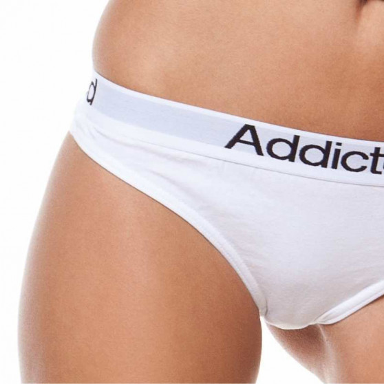 2PACK γυναικείο στρινγκ  λευκό μοβ Addicted