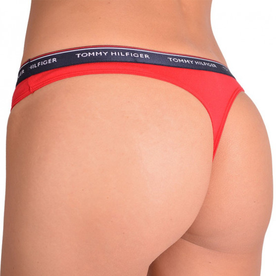 3PACK γυναικείο στρινγκ Tommy Hilfiger πολύχρωμο (UW0UW00048 012)