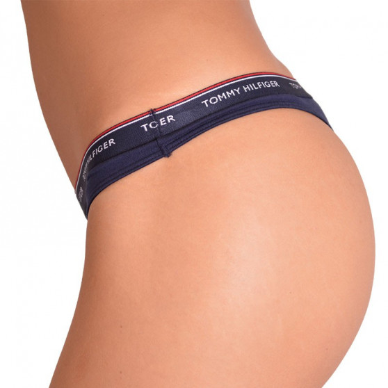 3PACK γυναικείο στρινγκ Tommy Hilfiger πολύχρωμο (UW0UW00048 012)