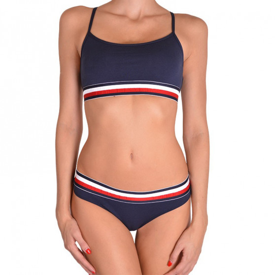 Γυναικείο σουτιέν Tommy Hilfiger σκούρο μπλε (UW0UW00425 416)