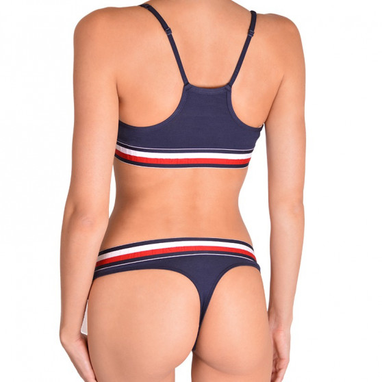 Γυναικείο σουτιέν Tommy Hilfiger σκούρο μπλε (UW0UW00425 416)