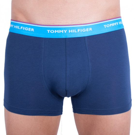 3PACK ανδρικό σορτς μποξεράκι Tommy Hilfiger σκούρο μπλε (1U87903842 358)