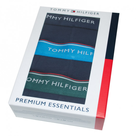 3PACK ανδρικό σορτς μποξεράκι Tommy Hilfiger σκούρο μπλε (1U87903842 358)