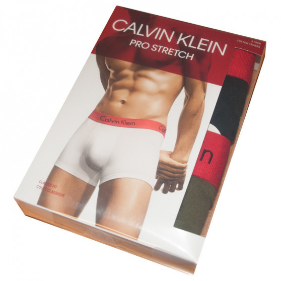 2PACK ανδρικό σορτς μποξεράκι Calvin Klein πολύχρωμο (NB1463A-JKB)