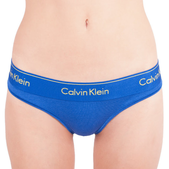 Γυναικείο στρινγκ Calvin Klein μπλε (F3786E-PZ6)