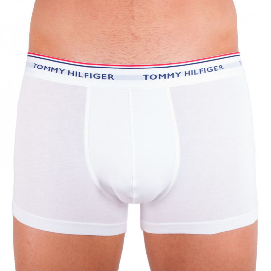 3PACK ανδρικό σορτς μποξεράκι Tommy Hilfiger λευκό (1U87903842 100)