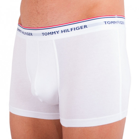 3PACK ανδρικό σορτς μποξεράκι Tommy Hilfiger λευκό (1U87903842 100)