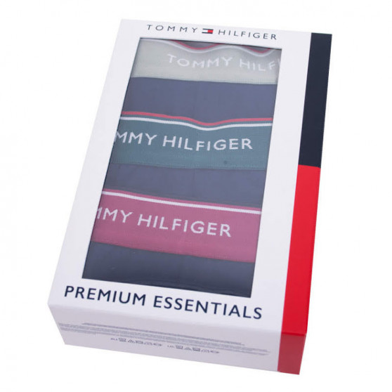 3PACK ανδρικό σορτς μποξεράκι Tommy Hilfiger σκούρο μπλε (1U87903842 638)