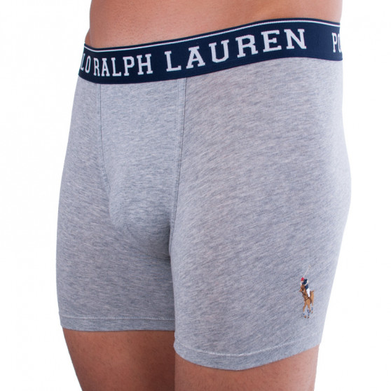 Ανδρικό σορτς μποξεράκι Ralph Lauren γκρι (714715359003)