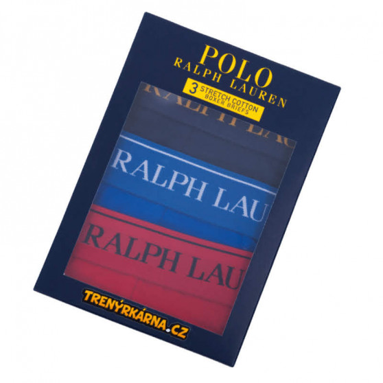 3PACK ανδρικό σορτς μποξεράκι Ralph Lauren πολύχρωμο (714713772003)