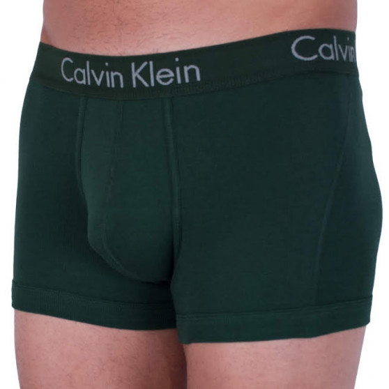 Ανδρικό σορτς μποξεράκι Calvin Klein πράσινο (NB1476A-3ZS)