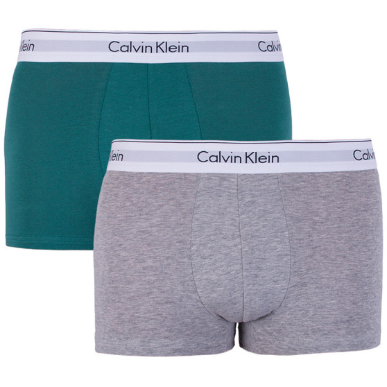 2PACK ανδρικό σορτς μποξεράκι Calvin Klein πολύχρωμο (NB1086A-PNZ)