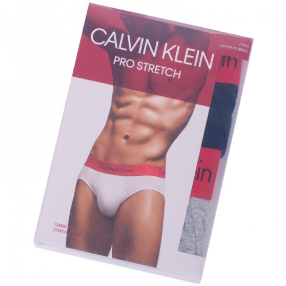 2PACK ανδρικό σλιπ Calvin Klein πολύχρωμο (NB1462A-JDY)