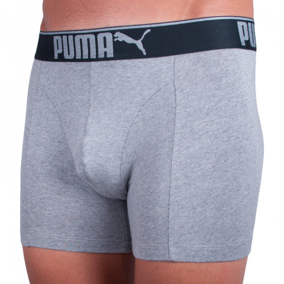 3PACK ανδρικό σορτς μποξεράκι Puma γκρι (681030001 032)