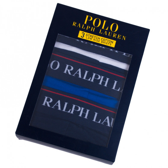 3PACK ανδρικό σλιπ Ralph Lauren πολύχρωμο (714730604001)