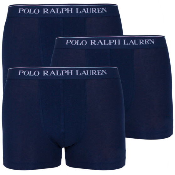 3PACK ανδρικό σορτς μποξεράκι Ralph Lauren σκούρο μπλε (714513424006)