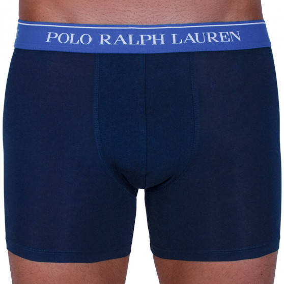 3PACK ανδρικό σορτς μποξεράκι Ralph Lauren σκούρο μπλε (714713772004)