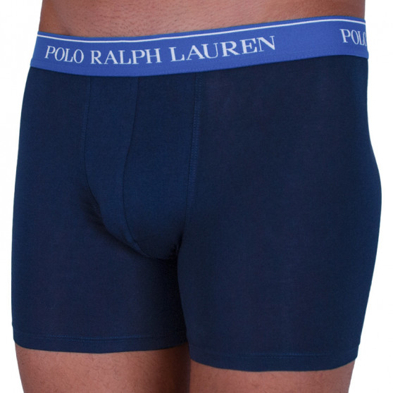 3PACK ανδρικό σορτς μποξεράκι Ralph Lauren σκούρο μπλε (714713772004)