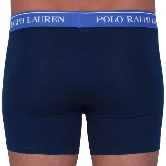 3PACK ανδρικό σορτς μποξεράκι Ralph Lauren σκούρο μπλε (714713772004)