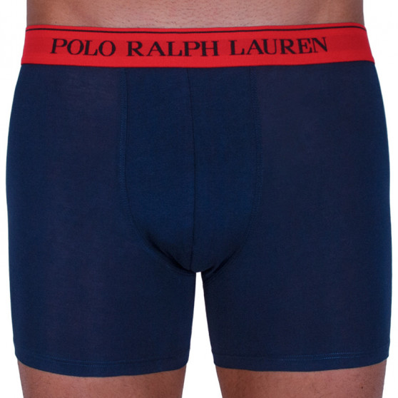 3PACK ανδρικό σορτς μποξεράκι Ralph Lauren σκούρο μπλε (714713772004)