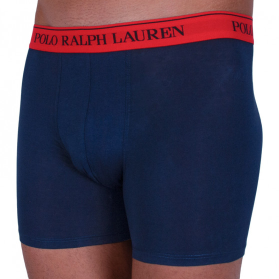 3PACK ανδρικό σορτς μποξεράκι Ralph Lauren σκούρο μπλε (714713772004)