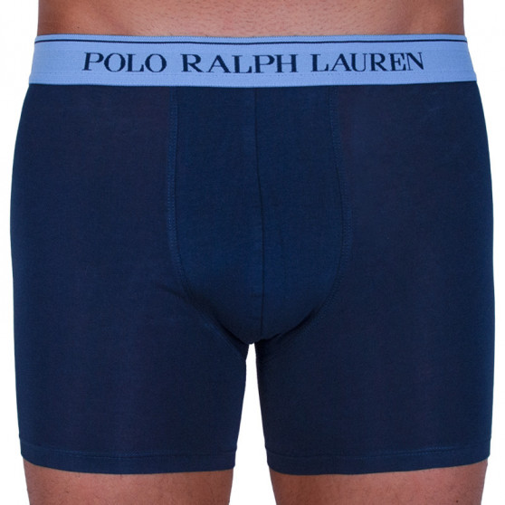 3PACK ανδρικό σορτς μποξεράκι Ralph Lauren σκούρο μπλε (714713772004)