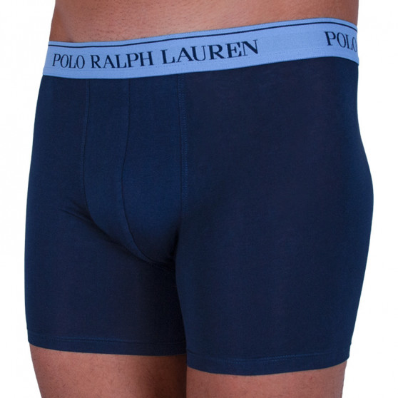 3PACK ανδρικό σορτς μποξεράκι Ralph Lauren σκούρο μπλε (714713772004)