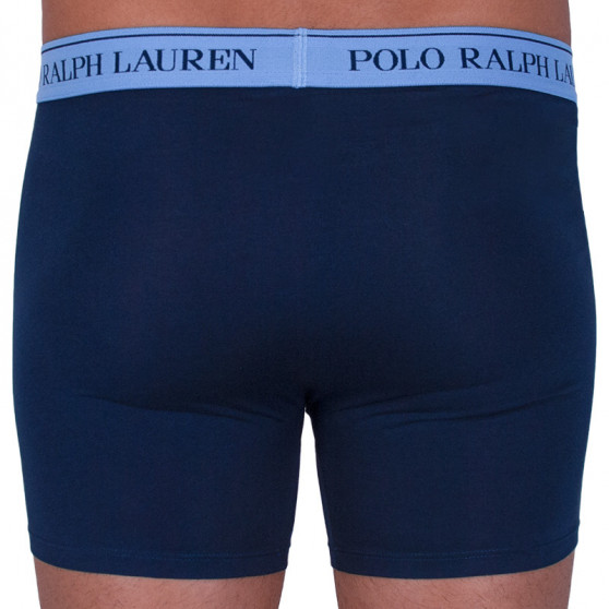 3PACK ανδρικό σορτς μποξεράκι Ralph Lauren σκούρο μπλε (714713772004)