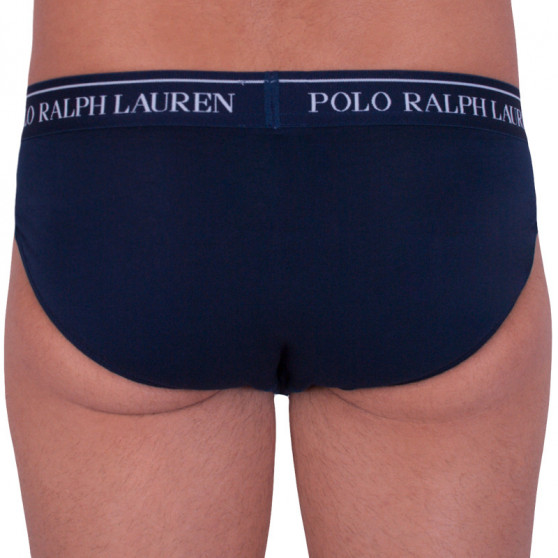 3PACK ανδρικό σλιπ Ralph Lauren μπλε (714513423005)