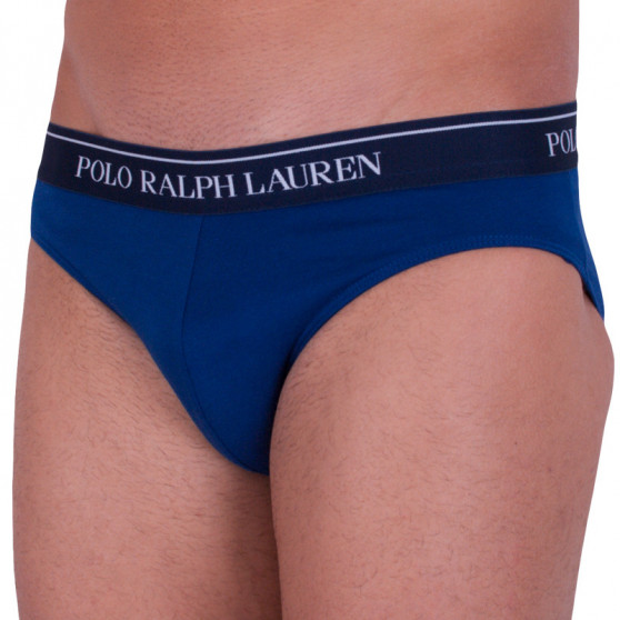 3PACK ανδρικό σλιπ Ralph Lauren μπλε (714513423005)