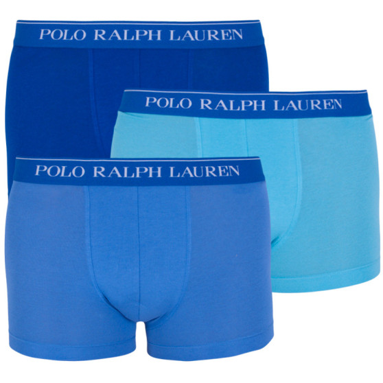 3PACK ανδρικό σορτσάκι μποξεράκι Ralph Lauren μπλε (714662050011)