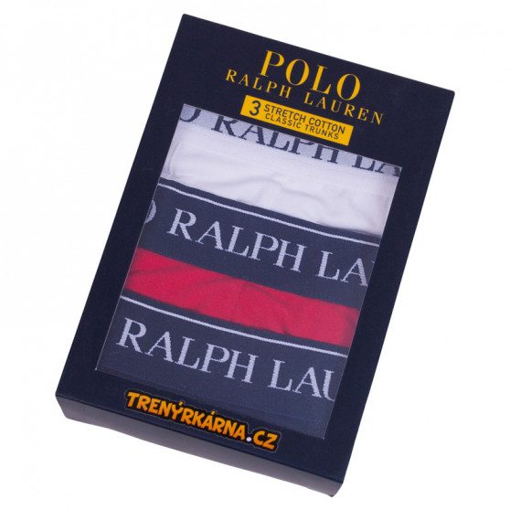 3PACK ανδρικό σορτς μποξεράκι Ralph Lauren πολύχρωμο (714513424005)