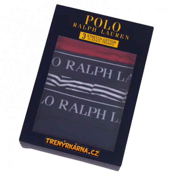 3PACK ανδρικό σορτς μποξεράκι Ralph Lauren πολύχρωμο (714662050008)