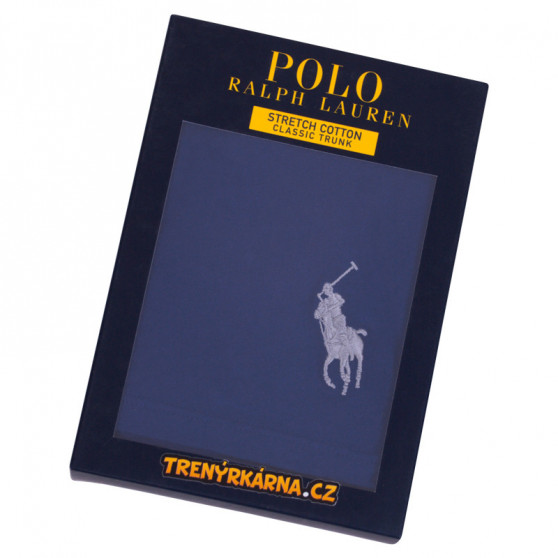 Ανδρικό σορτς μποξεράκι Ralph Lauren μοβ (714661553017)