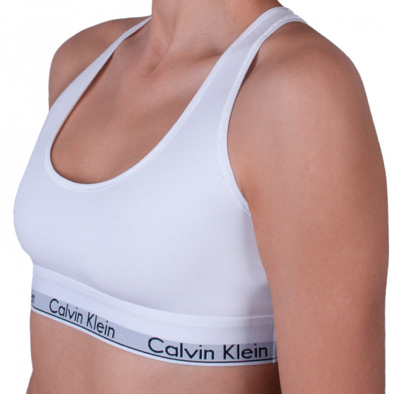 Γυναικείο σουτιέν Calvin Klein λευκό (QF5116E-100)