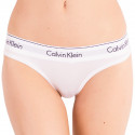 Γυναικείο στρινγκ Calvin Klein λευκό (QF5117E-100)