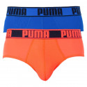 2PACK ανδρικό σλιπ Puma αθλητικό πολύχρωμο (671021001 505)