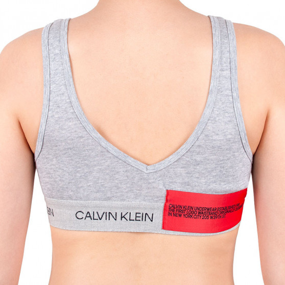 Γυναικείο σουτιέν Calvin Klein γκρι (QF5251E-020)