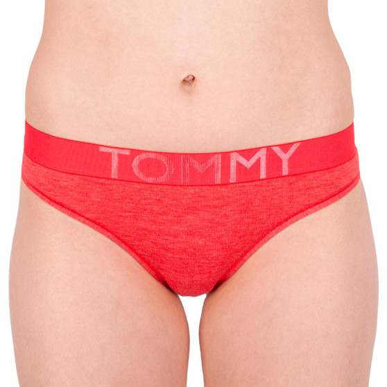 Γυναικείο στρινγκ Tommy Hilfiger κόκκινο (UW0UW01060 615)