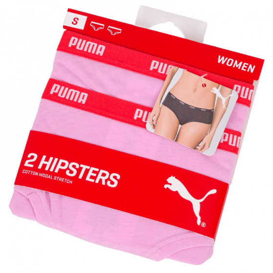 2PACK γυναικεία εσώρουχα Puma ροζ (573009001 424)