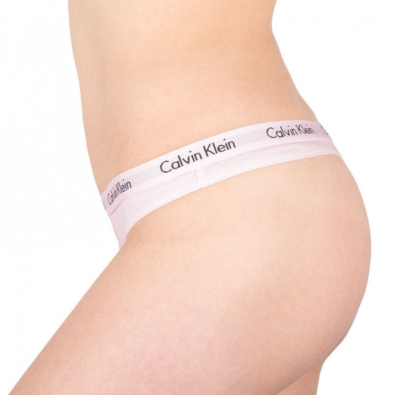 Γυναικείο στρινγκ Calvin Klein ροζ (D1617E-2NT)