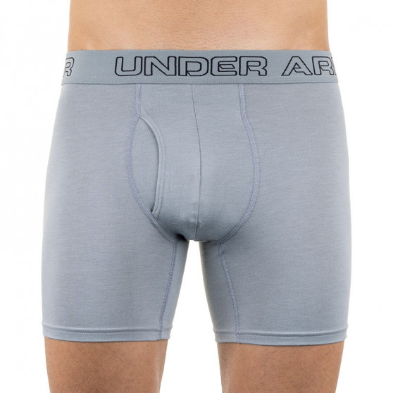 3PACK ανδρικό σορτς μποξεράκι Under Armour γκρι (1277279 039)