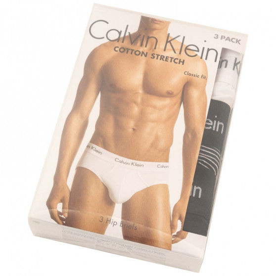 3PACK ανδρικό σλιπ Calvin Klein πολύχρωμο (U2661G-IOT)