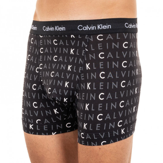 3PACK ανδρικό σορτς μποξεράκι Calvin Klein πολύχρωμο (U2662G-YKS)