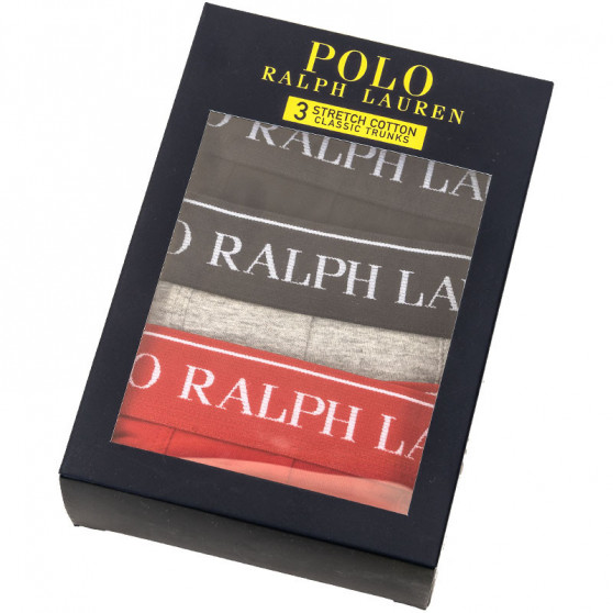 3PACK ανδρικό σορτς μποξεράκι Ralph Lauren πολύχρωμο (714662050022a)