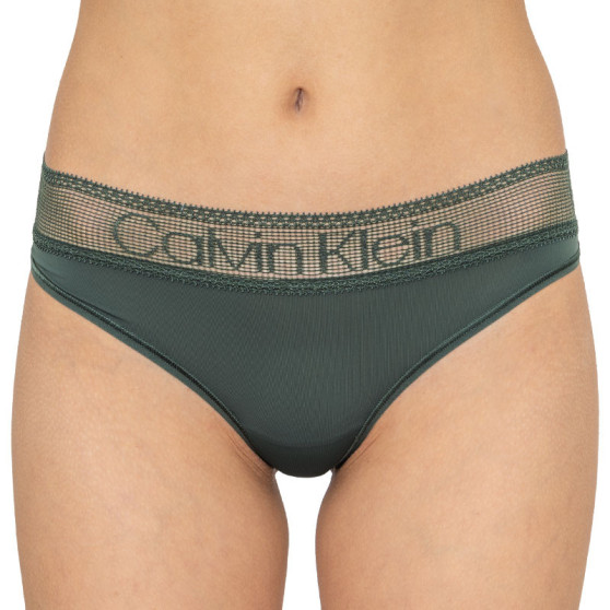 Γυναικείο βρακί Calvin Klein χακί (QD3698E-AMH)